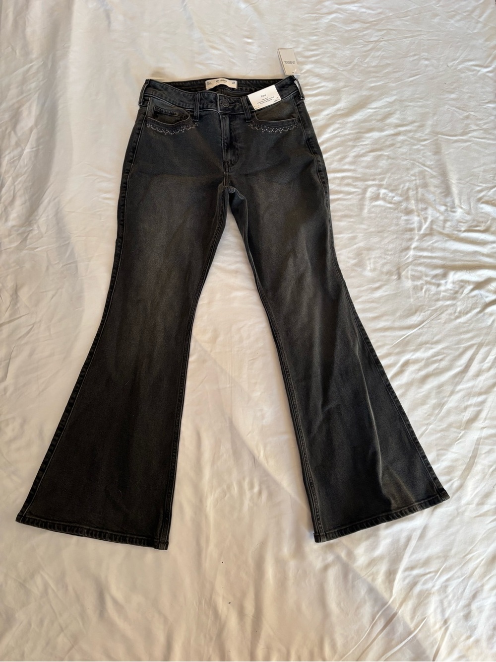 Hollister Black Flared Women's Jeans